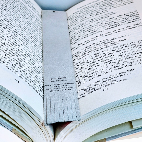 Top-Grain Leather Decorative Zodiac Bookmarks - Sagittarius Astrology Sign - Picture 5 of 9